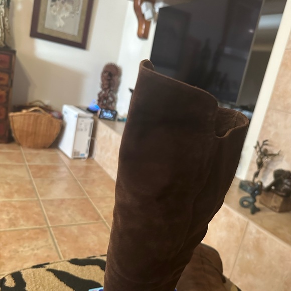 Duo Ted&Muffy Suede Wide Calf boots NWOT - Picture 5 of 8